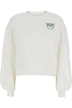 Pinko Donna, Felpe, Bianco, L, new