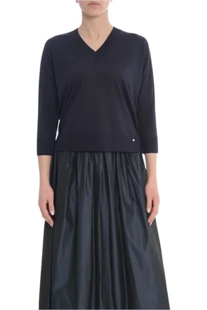 HERNO Donna, Maglie, Blu, M, new