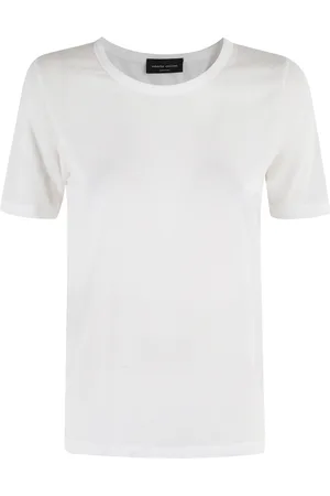 Roberto Collina Donna, Top, Bianco, S, new