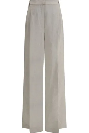 Brunello Cucinelli Donna, Pantaloni, Grigio, 2Xl, new