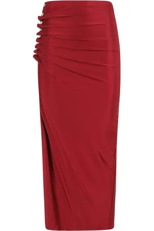 Paco rabanne Donna, Gonne, Rosso, XS, new