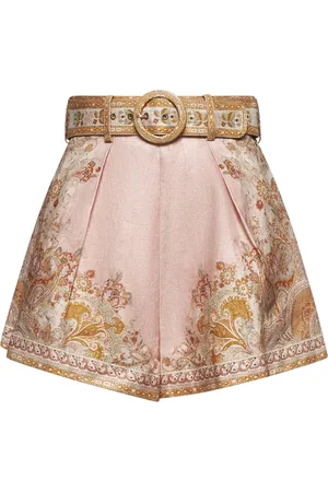 ZIMMERMANN Donna, Pantaloncini, Marrone, L, new
