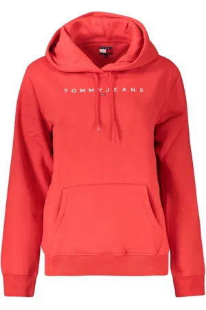 Tommy Hilfiger Donna, Felpe, Rosso, XS, new