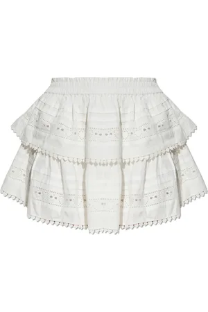 LOVESHACKFANCY Donna, Gonne, Bianco, M, new