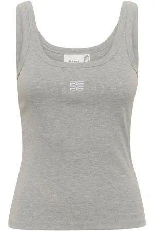 Gestuz Donna, Top, Grigio, M, new