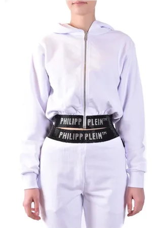 Philipp Plein Donna, Felpe, Bianco, M, new