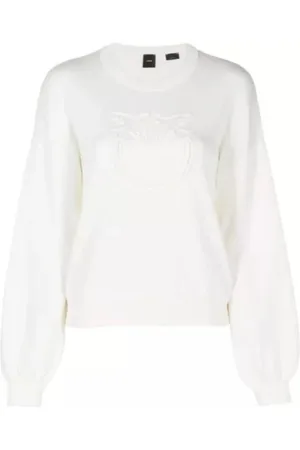 Pinko Donna, Felpe, Bianco, M, new