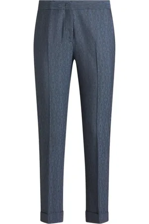 Etro Donna, Pantaloni, Blu, XS, new