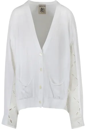 SEMICOUTURE Donna, Maglie, Bianco, M, new