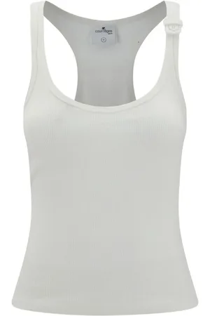 Courrèges Donna, Top, Bianco, M, new