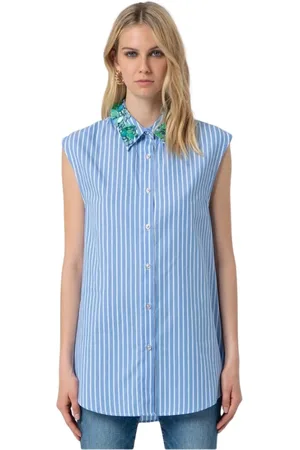Fracomina Donna, Camicette , Blu, M, new