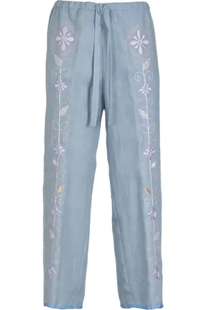 FORTE FORTE Donna, Pantaloni, Blu, M, new