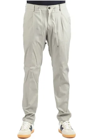 Berwich Uomo, Pantaloni, Grigio, XS, new