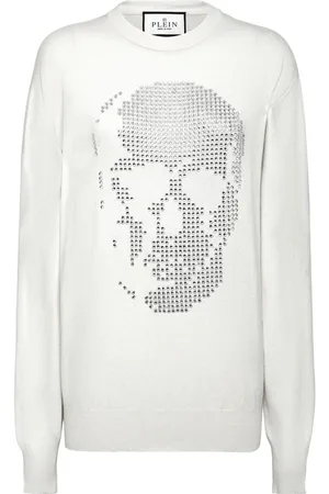 Philipp Plein Donna, Maglie, Bianco, S, new