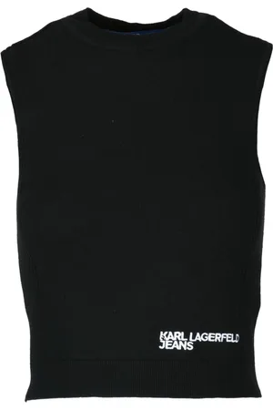 Karl Lagerfeld Donna, Maglie, Nero, M, new
