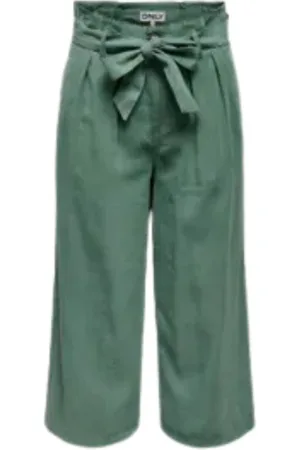 ONLY Donna, Pantaloni, Verde, L, new