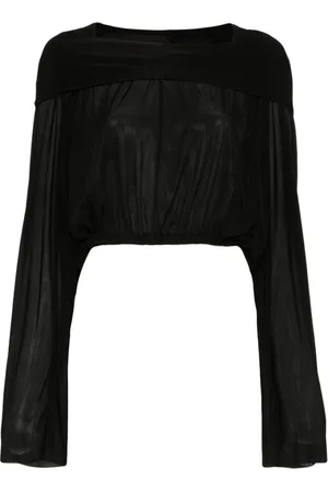Rick Owens Donna, Top, Nero, Taglia unica, new
