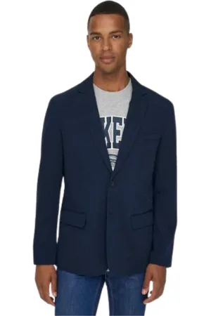 Only & Sons Uomo, Giacche, Blu, L, new
