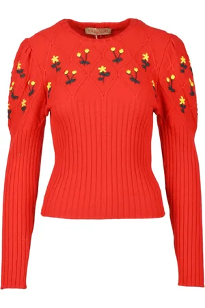 CORMIO Donna, Maglie, Rosso, L, new