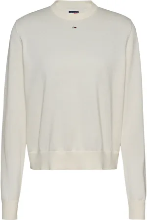 Tommy Hilfiger Donna, Felpe, Bianco, M, new
