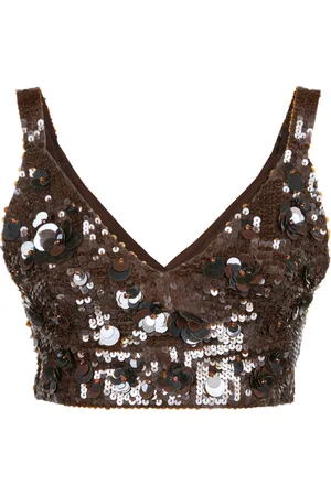 P.A.R.O.S.H. Donna, Top, Marrone, S, new