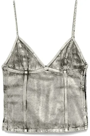 Diesel Donna, Top, Grigio, S, new