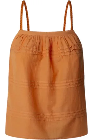 Pepe Jeans Donna, Top, Arancione, S, new