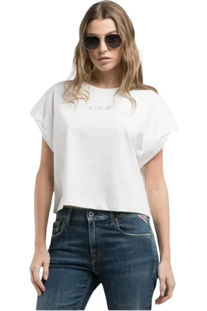 Replay Donna, Top, Bianco, S, new