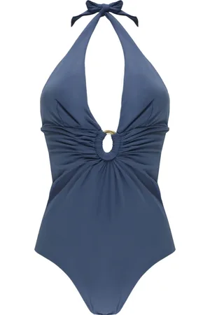 FISICO Donna, Costumi da bagno, Blu, M, new