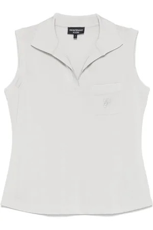 Emporio Armani Donna, Top, Grigio, S, new