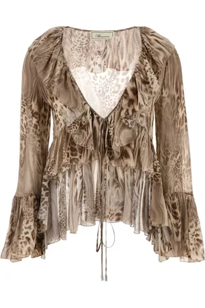 BLUMARINE Donna, Camicette , Multicolore, S, new