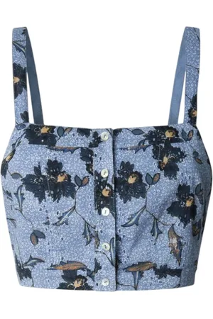 Pepe Jeans Donna, Top, Blu, M, new
