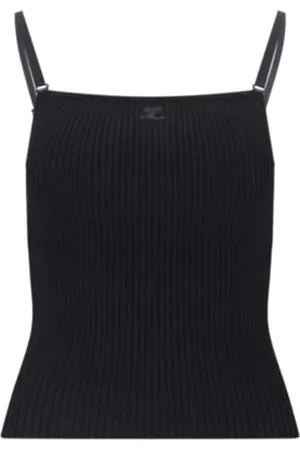 Courrèges Donna, Top, Nero, M, new