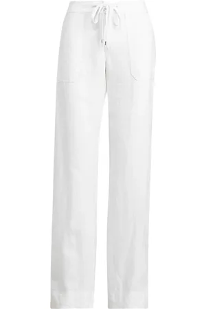 Ralph Lauren Donna, Pantaloni, Bianco, M, new