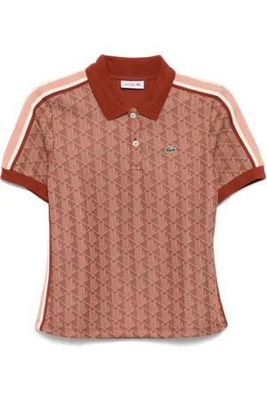 Lacoste Donna, Top, Marrone, M, new