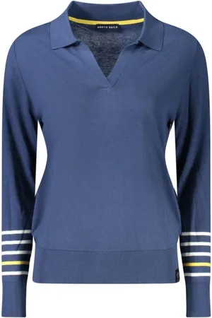 North Sails Donna, Maglie, Blu, XL, new