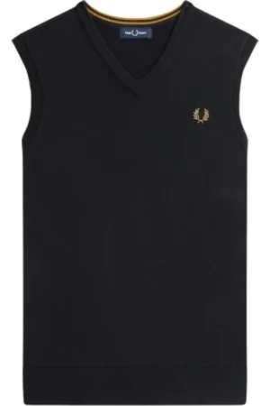 Fred Perry Uomo, Maglie, Nero, L, new