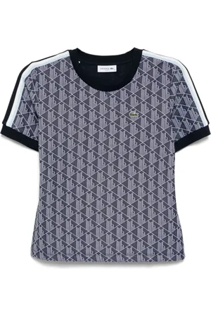 Lacoste Donna, Top, Blu, S, new