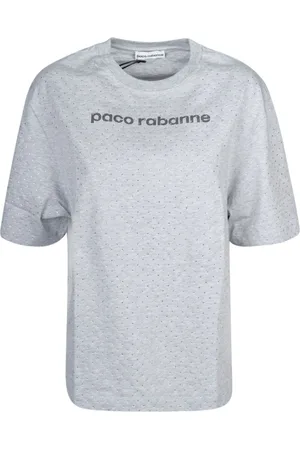 Paco rabanne Donna, Top, Grigio, M, new
