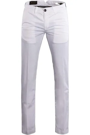 MOORER Uomo, Pantaloni, Bianco, L, new