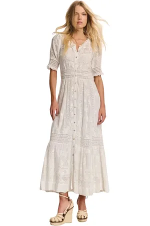 LOVESHACKFANCY Donna, Abiti, Bianco, L, new