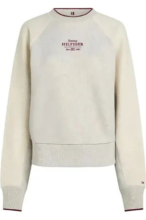 Tommy Hilfiger Donna, Felpe, Bianco, M, new