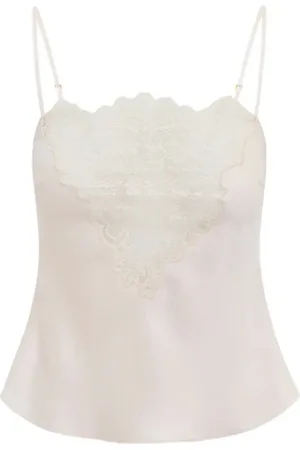 LOVESHACKFANCY Donna, Top, Bianco, M, new
