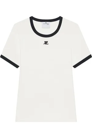 Courrèges Donna, Top, Bianco, L, new