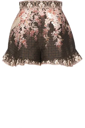 ZIMMERMANN Donna, Pantaloncini, Marrone, M, new