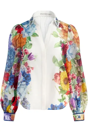 ALICE+OLIVIA Donna, Camicette , Multicolore, L, new