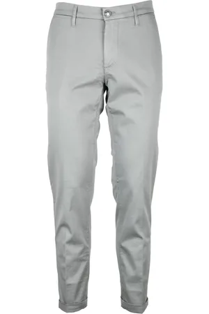 RE-HASH Uomo, Pantaloni, Grigio, W35, new