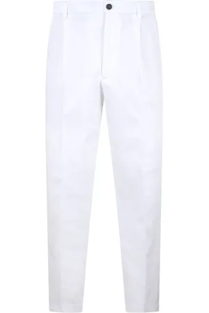 DEPARTMENT FIVE Uomo, Pantaloni, Bianco, W33, new