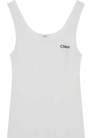 Chloé Donna, Top, Bianco, L, new