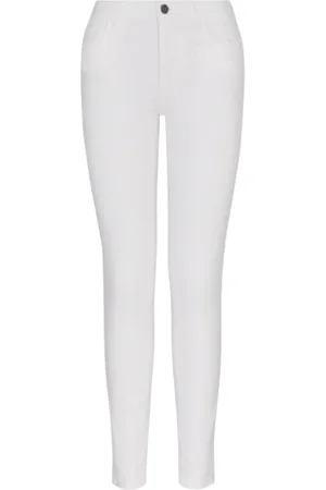 Armani Exchange Donna, Pantaloni, Bianco, W29, new